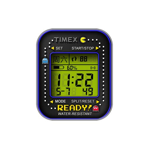 TIMEX天美时吃豆人数字表盘