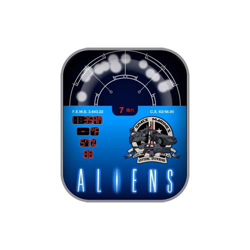 ALIENS数字表盘