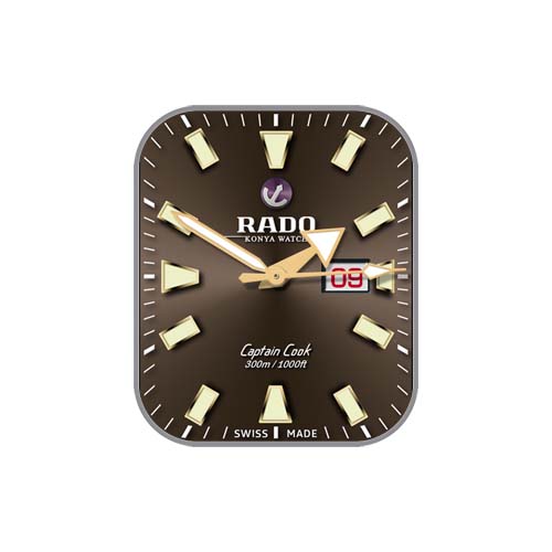 RADO瑞士雷达数字指针表盘