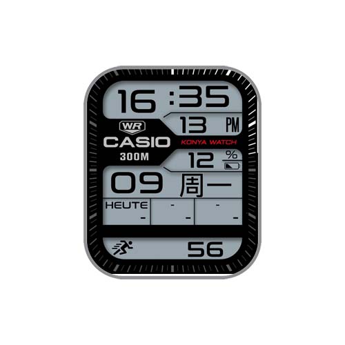 CASIO卡西欧数字表盘