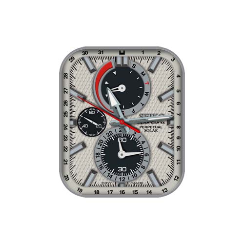 SEIKO精工数字指针表盘