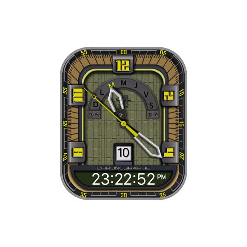CHRONOGRAPHE数字指针表盘