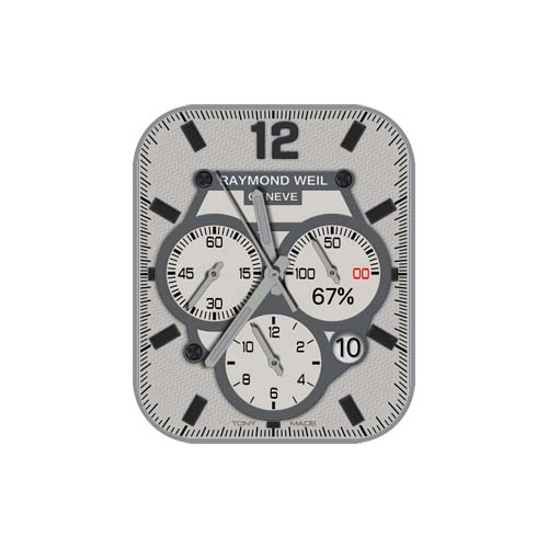 RAYMOND WEIL蕾蒙威数字指针表盘