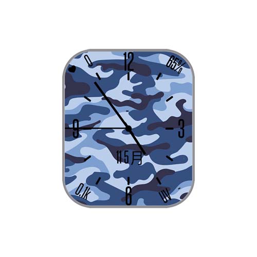 迷彩数字指针表盘