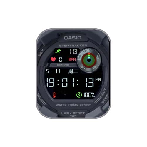 CASIO卡西欧数字表盘