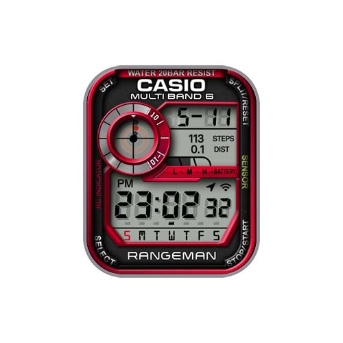 CASIO卡西欧数字表盘