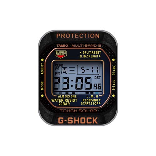 CASIO卡西欧数字表盘