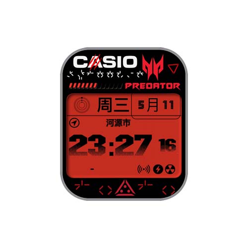 CASIO卡西欧数字表盘