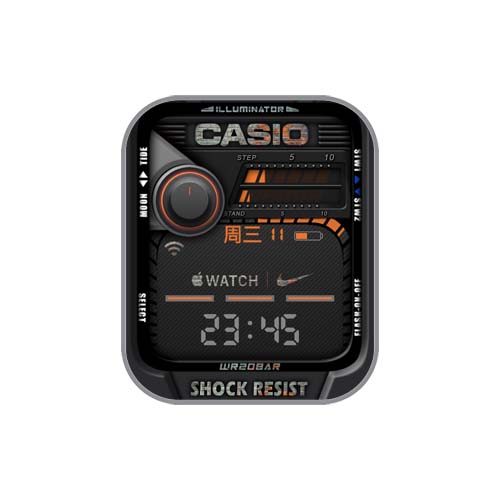 CASIO卡西欧数字表盘