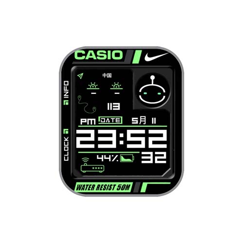 CASIO卡西欧数字表盘