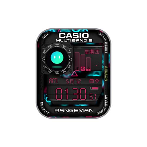 CASIO卡西欧数字表盘