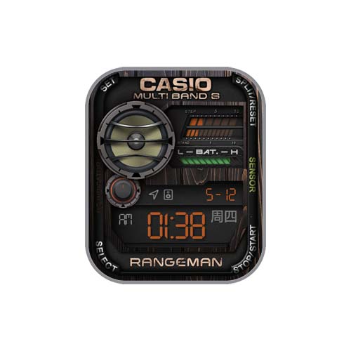 CASIO卡西欧数字表盘