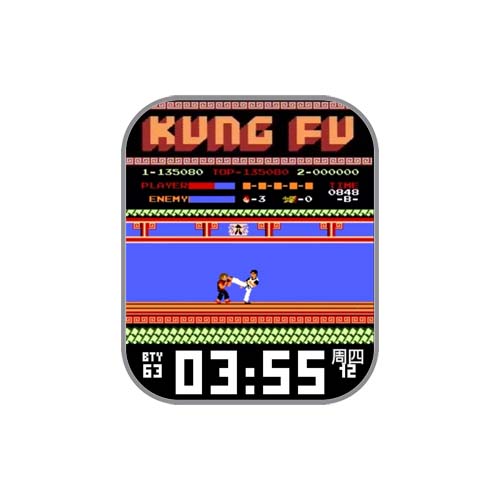 kung fu功夫数字表盘