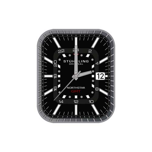 STUHRLING施图霖数字指针机械表盘