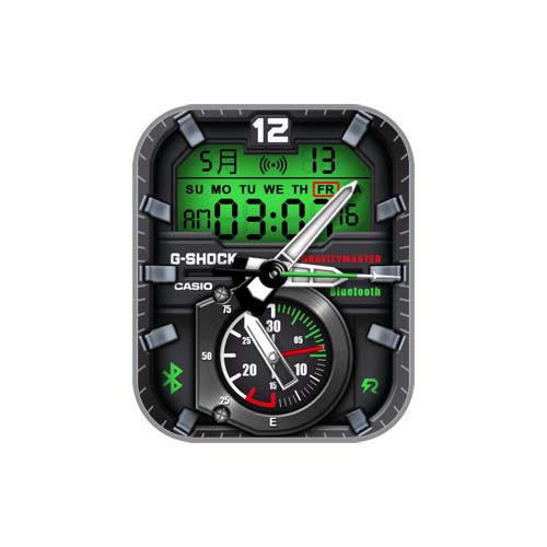 CASIO卡西欧数字指针表盘