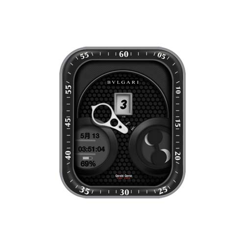 BVLGARI宝格丽简约数字指针表盘