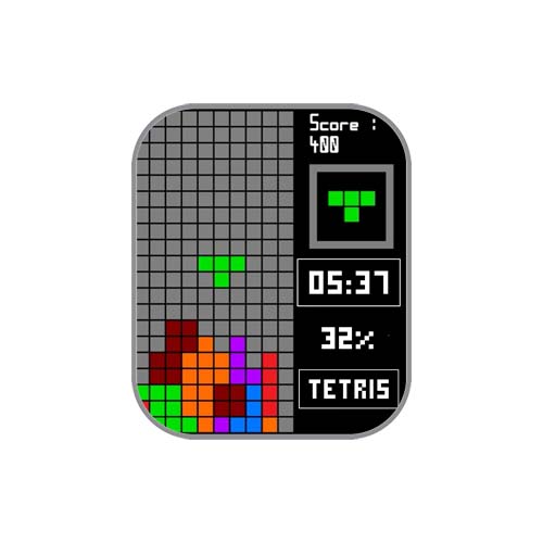 俄罗斯方块数字表盘