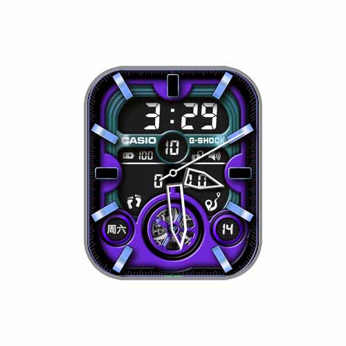 CASIO卡西欧数字指针表盘