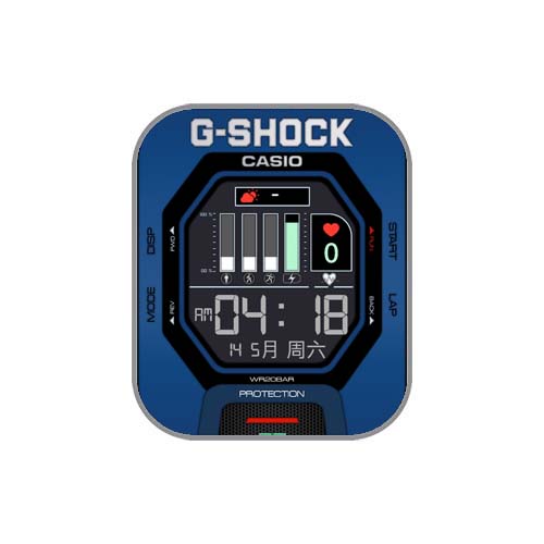 CASIO卡西欧数字指针表盘