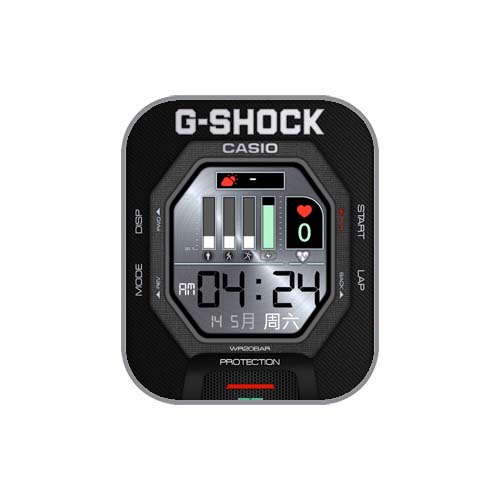 CASIO卡西欧数字指针表盘