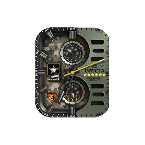 INVICTA数字指针表盘