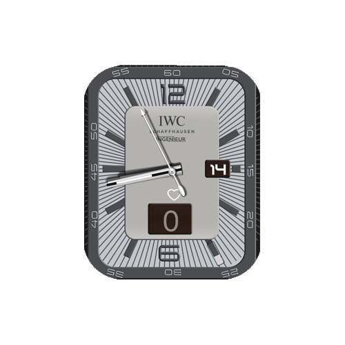 IWC万国数字指针表盘