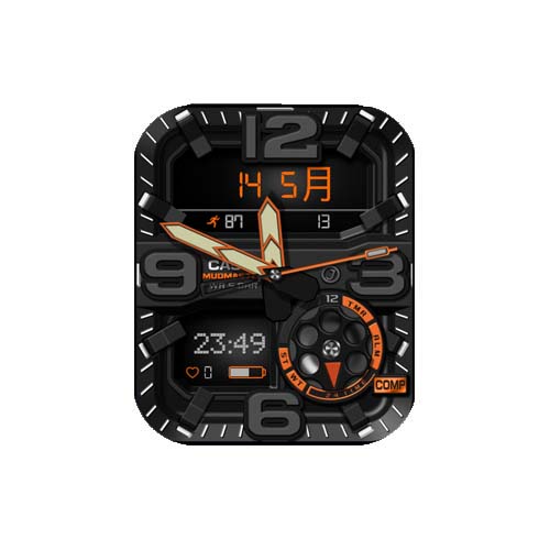 CASIO卡西欧数字指针表盘