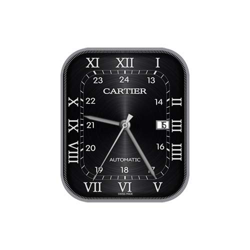 CARTIER卡地亚简约数字指针表盘