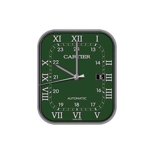 CARTIER卡地亚简约数字指针表盘