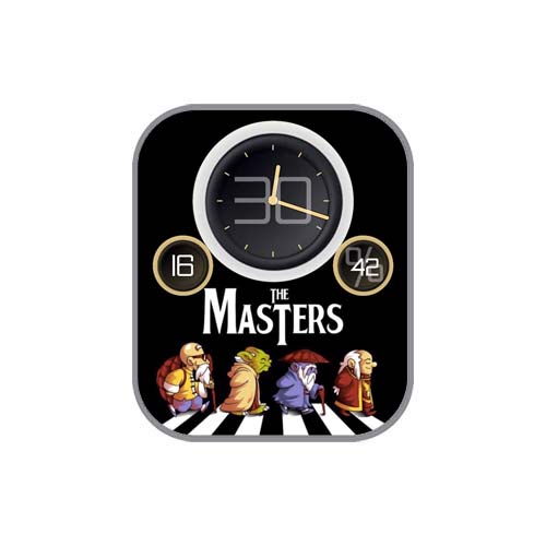 龟仙人数字指针表盘