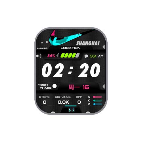 NIKE耐克数字运动表盘