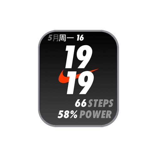 NIKE耐克数字运动表盘