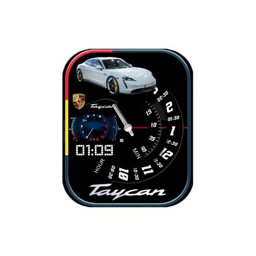 保时捷数字指针表盘