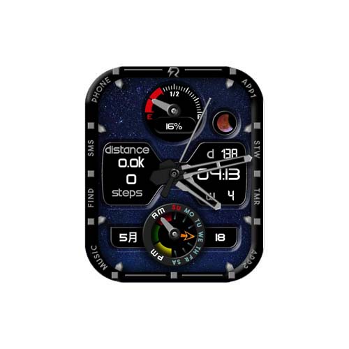 数字指针运动表盘