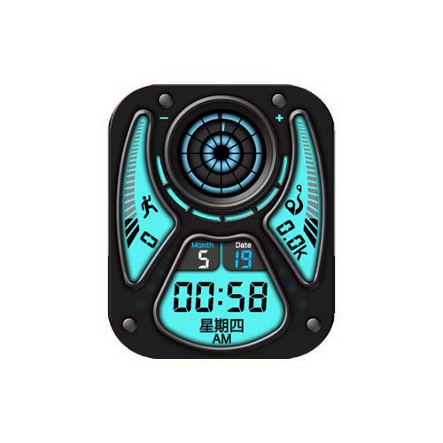 多功能数字运动表盘