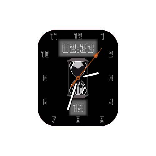 数字指针沙漏表盘