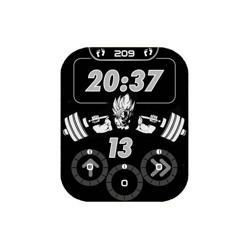 卡通动漫悟空数字运动表盘