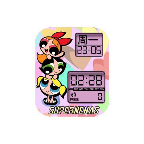 卡通人物数字表盘