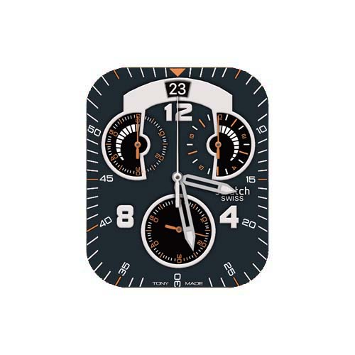 SWATCH斯沃琪数字指针表盘