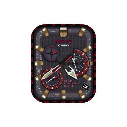 CASIO卡西欧数字指针表盘