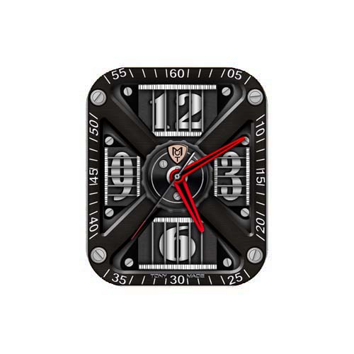 数字指针黑色表盘
