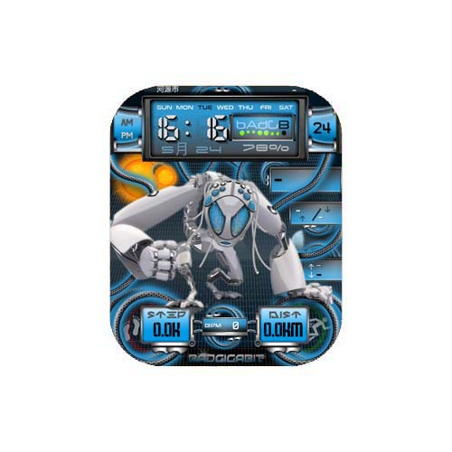 机器人数字运动表盘