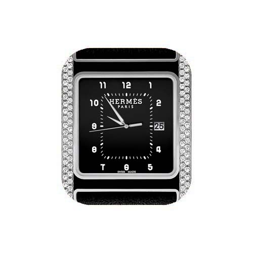 HERMES爱马仕数字指针钻石表盘