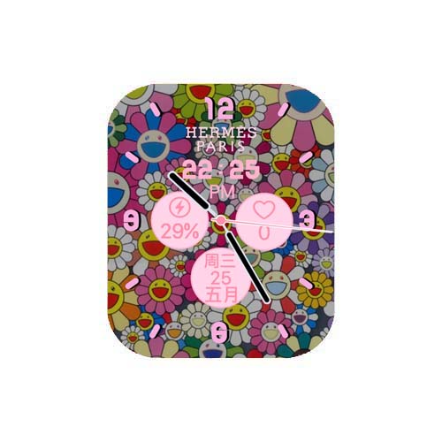 HERMES爱马仕村上隆数字指针表盘