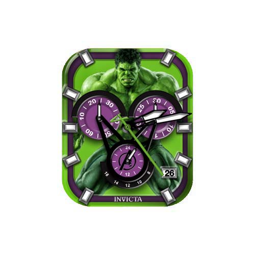 INVICTA因维克塔绿巨人数字指针表盘