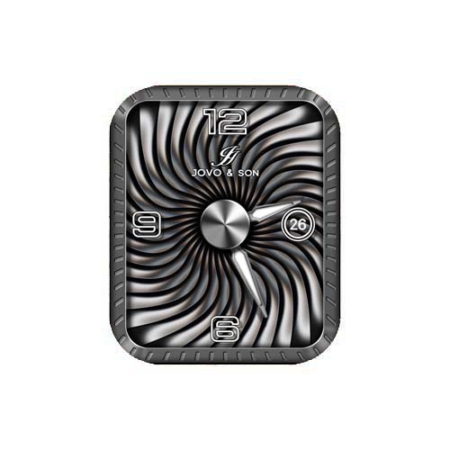 旋转涡扇数字指针表盘