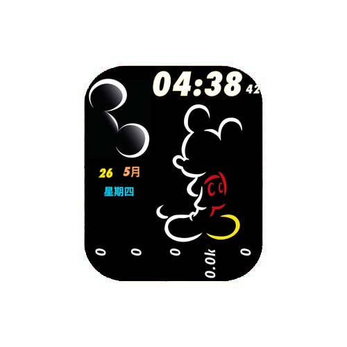 迪士尼米奇数字表盘