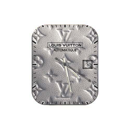 LOUIS VUITTON路易威登印花指针表盘