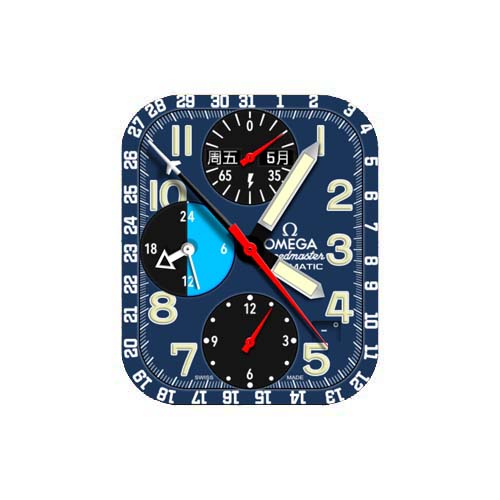 OMEGA欧米茄数字指针表盘