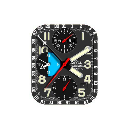 OMEGA欧米茄数字指针表盘